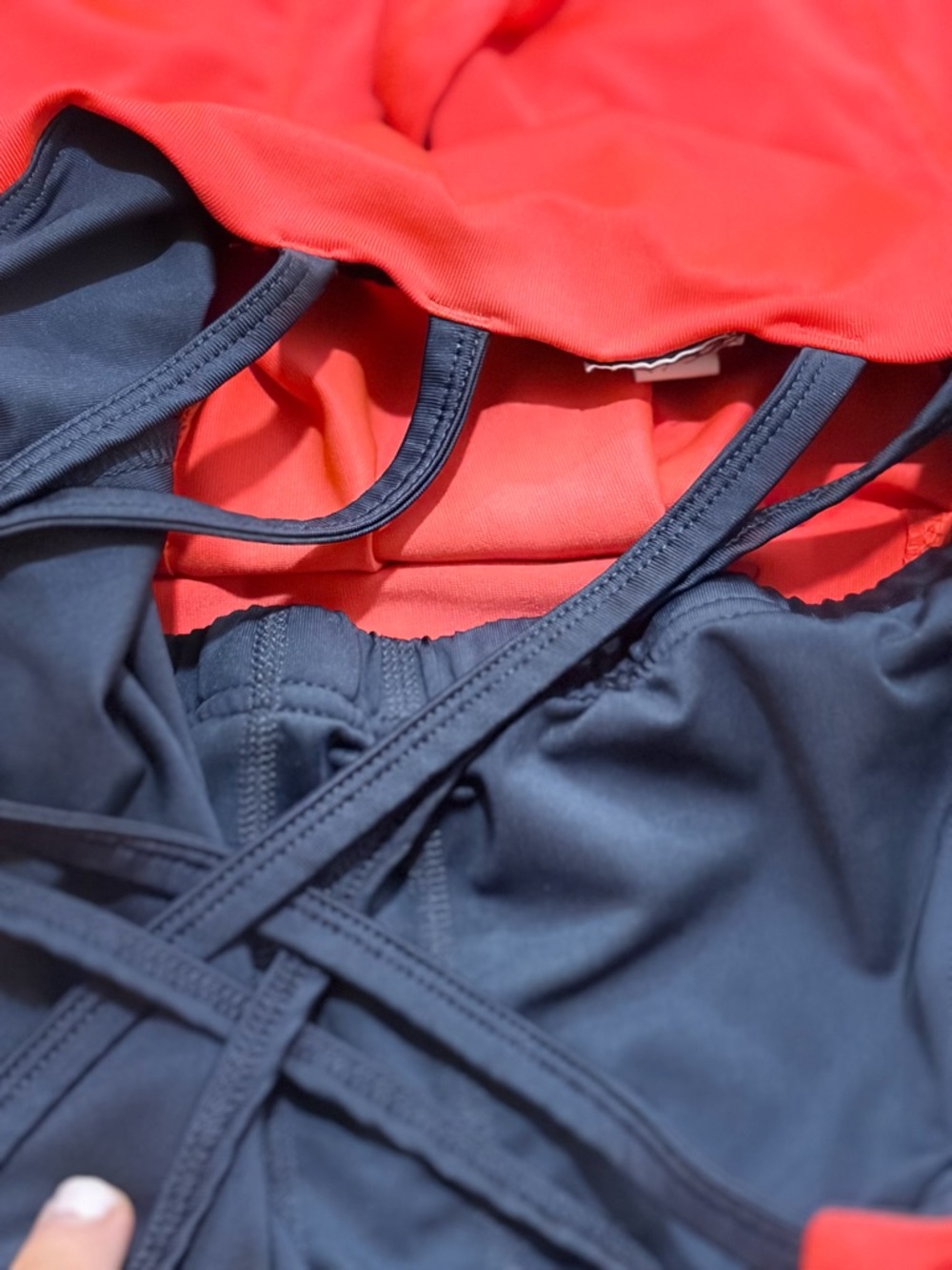 C9 by Champion Coral Tank with Contrast Black Strappy Back - Picture 5 of 7